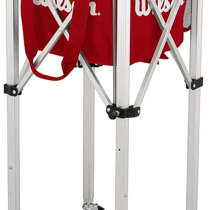 Wilson Tennis 150 Teaching Cart - Silver, N/A