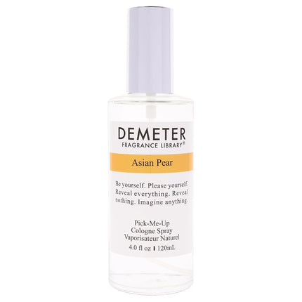 Demeter Asian Pear Pick-me Up Cologne Spray 4.0 Oz/ 120 Ml, 255 g