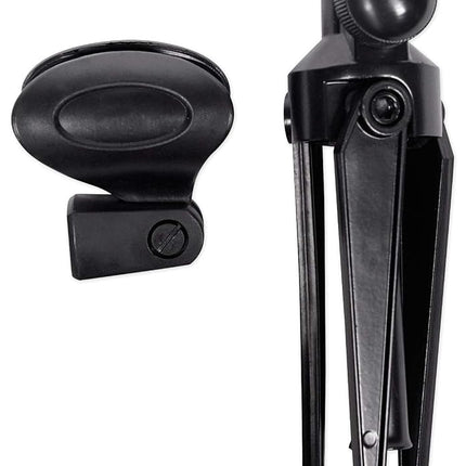Rockville RDTS Adjustable Height Studio Desktop Tripod Microphone Stand+Mic Clip
