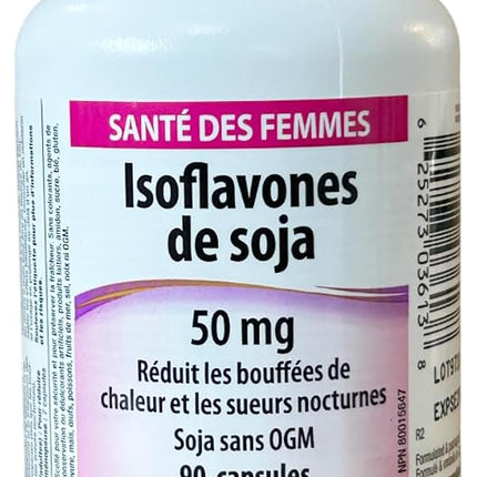 Webber Naturals Soy Isoflavones 50mg 90 Capsules