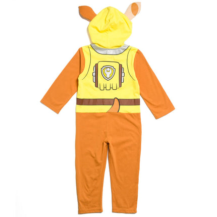 Paw Patrol Rubble Infant Baby Boys or Girls Zip Up Cosplay Coverall 12 Months
