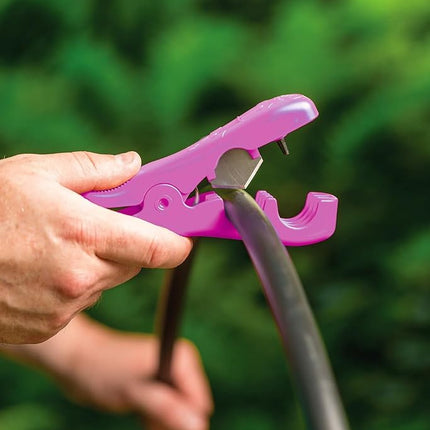 Rain Bird HPTCX Drip Irrigation 2-in-1 Combination Tubing Cutter/Hole Punch Tool, Purple