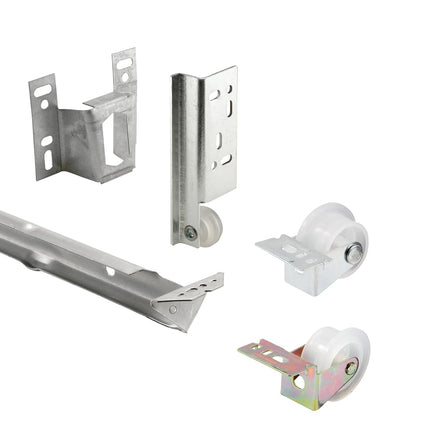 Prime-Line R 7137 Monorail Drawer Kit, 22-5/8 in Track L, Mill