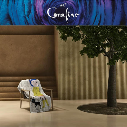 Couverture polaire ultra douce et confortable Coraline The Movie de Franco Collectibles, 117 cm x 152 cm (produit sous licence officielle)