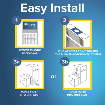 Filtrete 20x25x4 AC Furnace Air Filter, MPR 1000, MERV 11, Fits Honeywell & AprilAire Space-Gard, Allergen Defense, Electrostatic Air Cleaning Filter, 2-Pack (actual size 19.88 x 24.63 x 4.31)