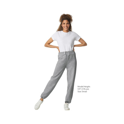 Gildan Men's Fleece Elastic Bottom Sweatpants, Style G18200, Sport Grey, 2X-Large