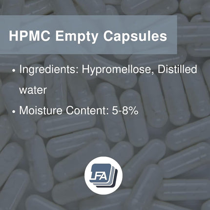 Empty Capsules Size 3 - Clear Vegan HPMC - 1000 Count Jar - Fits Capsule Machine Filling Tray - Joined Vegetarian Caps Easy Snap for DIY Powder Supplement Pills - Halal Kosher Hypromellose