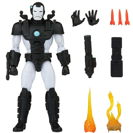Hasbro Legends Series Marvel's War Machine, 6-inch Action Figure, 6 Accessories, Multi-Coloured