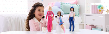 Barbie Careers Pilot Doll with Plane Uniform