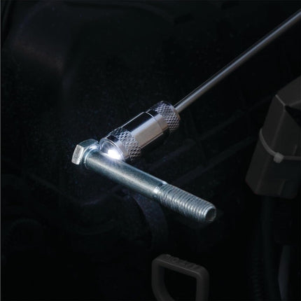 Performance Tool W9102 8lb LED Lighted Magnetic Pick-Up Tool, Extends to 27-1/2-Inch