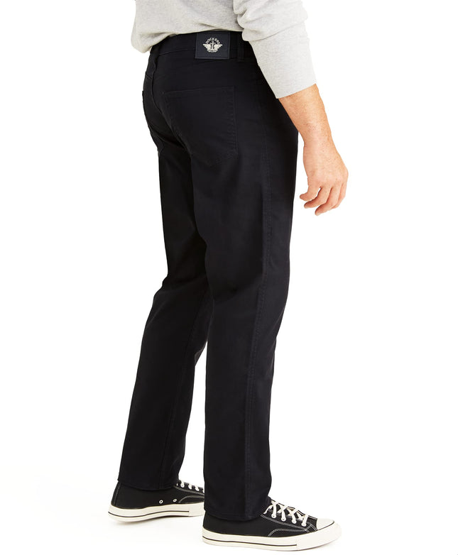 Pantalones Dockers de hombre, corte vaquero recto, tecnología para todas las estaciones, negro, 30W / 30L