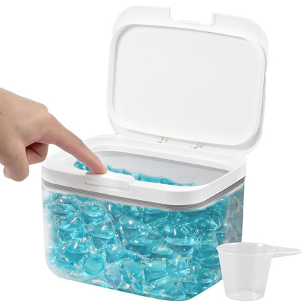 Laundry Pods Container, Automatic Pop-Up Dishwashe