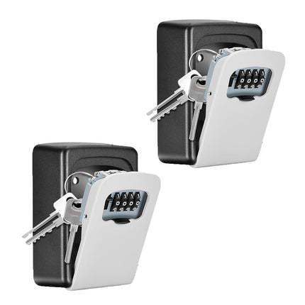 Key Lock Box Wall Mounted, Fayleeko 4 Digit Combin