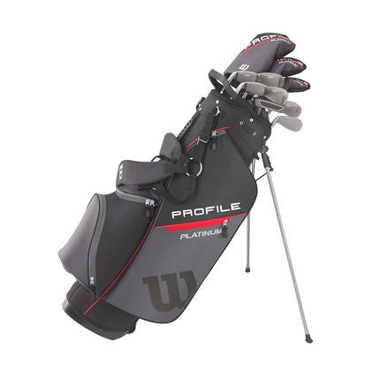 Wilson Golf Profile Platinum Package Set, Men's Right Handed, Regular Carry, Grey/Black