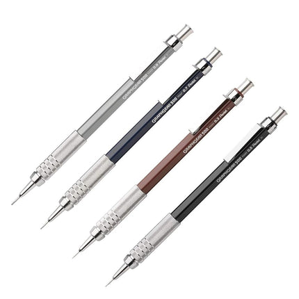 Pentel GraphGear 500 Automatic Drafting Pencils - PG523E, PG525A, PG527C, PG529N, 1 for Each by