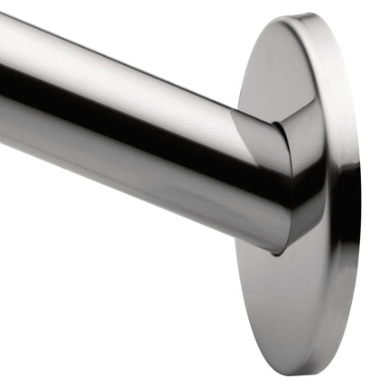 Moen 65-F-PS Donner Low-Profile Curved Shower Rod 