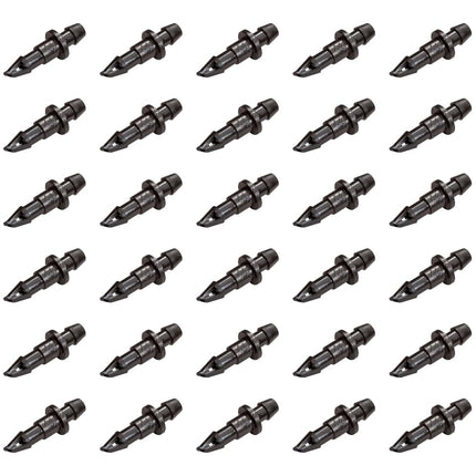 Rain Bird BC25-30PS Drip Irrigation Universal 1/4" Barbed Coupling Fitting, 1/4" Drip Tubing, 30-Pack