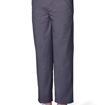 French Toast Boys' Big Pull-On Relaxed Fit School Uniform Pant (Standard & Husky), Gray, 16