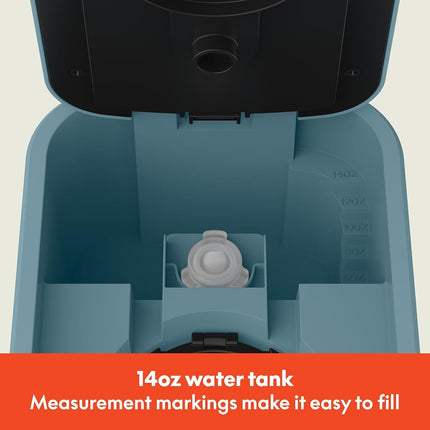 Bella – Cafetière à dosette individuelle, compatible avec les dosettes K-Cup et le café moulu, avec accessoires amovibles, réglables, réutilisables et lavables au lave-vaisselle, arrêt automatique, infuse de 17 cl à