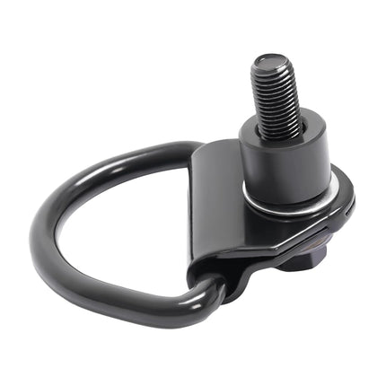 ALMULOO Crochets d'arrimage compatibles avec les fourgons de transport Ford Transit 150 250 350 2015-2024, anneaux en D en acier noir thermolaqué, 6 pièces