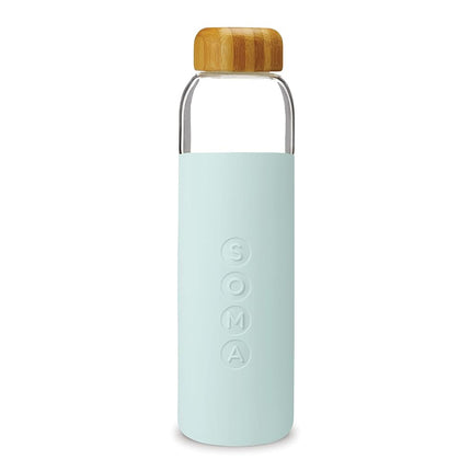 Soma Glass Water Bottle with Non-Slip Silicone Han