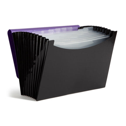 Smead Expanding File, 12 Pockets, Elastic Closure,