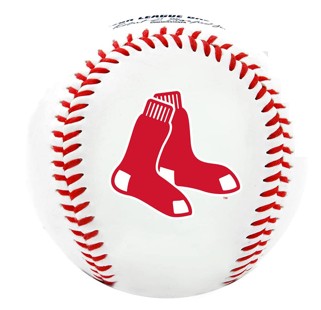 Jarden Sports Licensing Rawlings MLB Boston Red Sox Team Logo Baseball, Official, White
