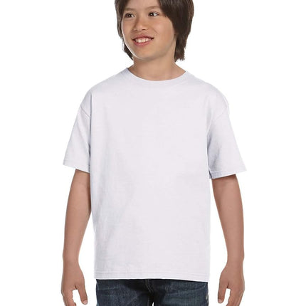 Hanes Boys' Essentials Short Sleeve T-Shirt Value Pack (3-Pack), White, Medium