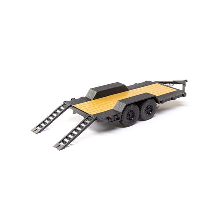 AXIAL SCX24 Flatbed Vehicle Trailer with LED Tail Lights: 1/24, AXI0009