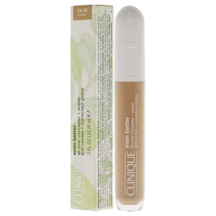 Clinique Even Better All-Over Concealer Plus Eraser - CN 58 Honey for Women 0.2 oz Concealer