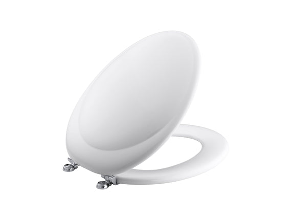 KOHLER K-4615-CP-0 Revival Elongated Toilet Seat w