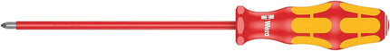 Wera 05006153001 Kraftform Plus VDE 162i PH Phillips Insulated Screwdriver, PH 1 Head, 6" Blade Length