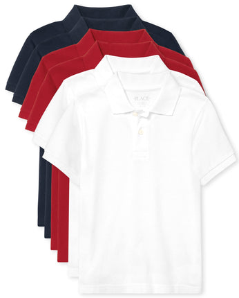The Children's Place Boy's Short Sleeve Pique Polo