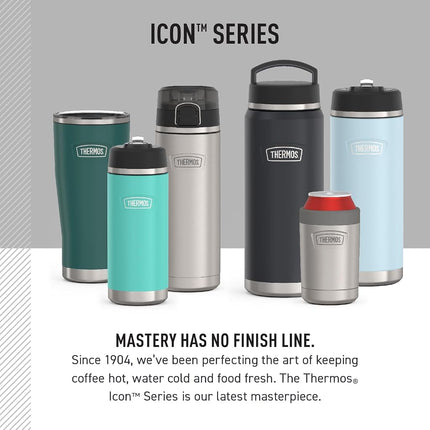 Matte Stainless -64 oz Stainless Water Bottle w/Spout