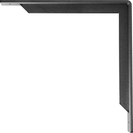 Ekena Millwork BKTM02X14X14STHSV Steel Bracket Stockport, 2"W x 14"D x 14"H, Hammered Silver