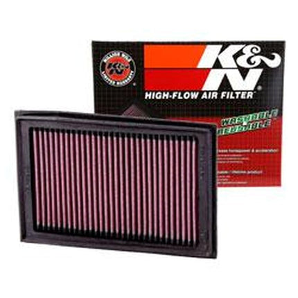 K&N Replacement air filter compatible with Kawasaki EX250R Ninja 2008-2012, EX300 2012-2015 (KA-2508)