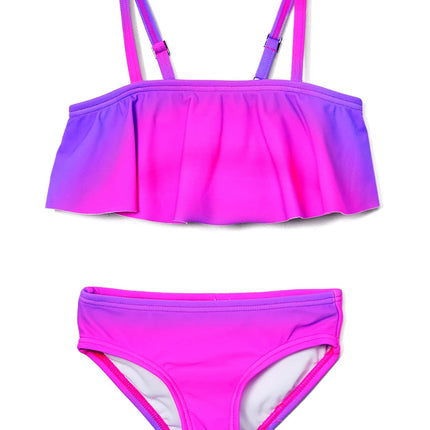 Kanu Surf Girls' Karlie Flounce Bikini Beach Sport