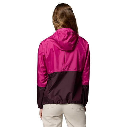 Columbia womens Flash Forward II Windbreaker, Fuchsia/Moonvista, M