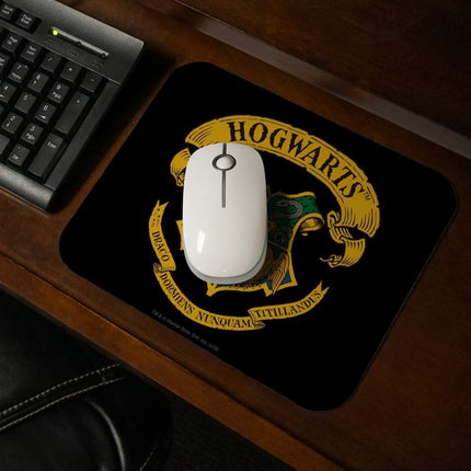 Harry Potter Ilustrated Hogwart's Crest Low Profile Thin Mouse Pad Mousepad