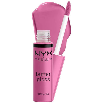 NYX Professional Makeup, Butter Gloss, Lip Gloss, Non-Sticky - Merengue (Pink lilac)