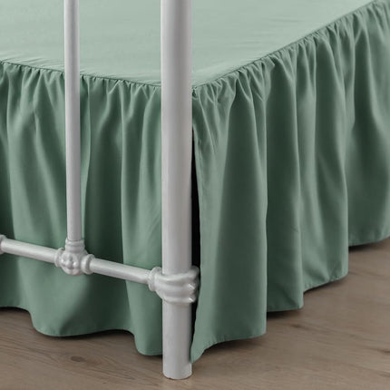 xuan dian Bed Skirt King Size Ruffled Bed Skirts w