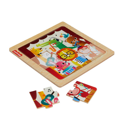 Fisher-Price Mini Wooden Puzzles Includes 1 Puzzle
