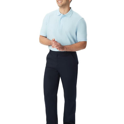 French Toast Young Men's Relaxed Fit Twill Pant, Navy, 38Wx34L