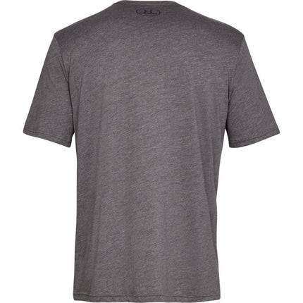 Camiseta de manga corta Under Armour Sportstyle Left Chest para hombre, carbón jaspeado (019)/negro, 3X-Large Tall