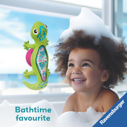 Ravensburger Play+ Rainmaker Shake & Twist - Gecko | Gentle Rain Sound Toy | Supports Sensory & Motor Skill Development