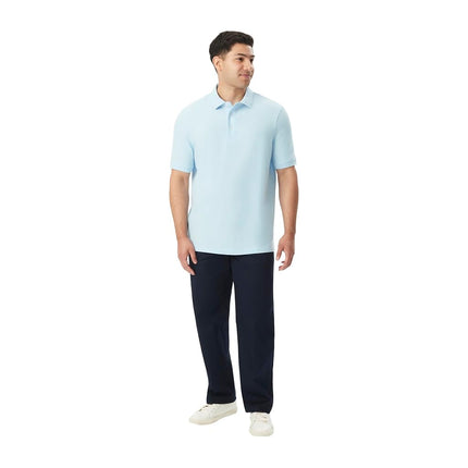 French Toast Men's Short Sleeve Pique Polo T-Shirt, Hunter Green, XX-Large
