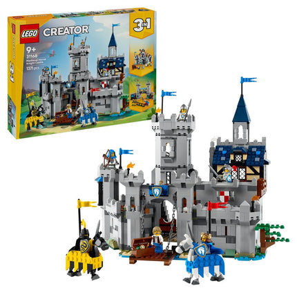 LEGO Creator 3in1 Medieval Horse Knight Castle Toy