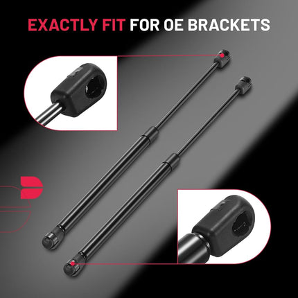 BDFHYK C16-02622 17in/28Lbs (127N) Gas Shocks Struts for Leer are SnugTop Camper Shell Truck Topper Rear Window, Truck Pickup Cab Canopy Door, Set of 2