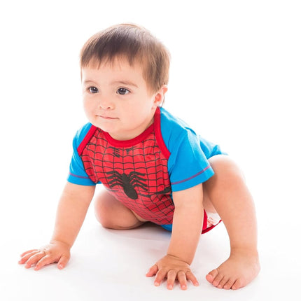 Marvel Baby Boys' 5 Pack Onesies - The Hulk, Spiderman, Iron Man and Captain America (3-6 Months)