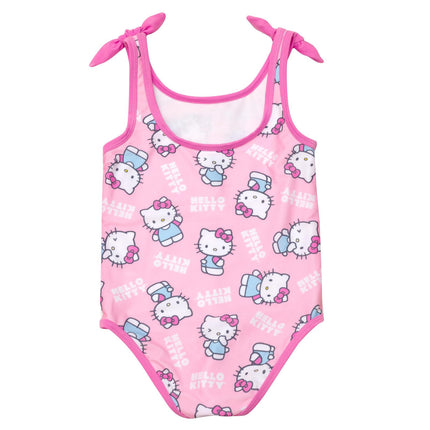Hello Kitty Rainbow Girls UPF 50+ Girls Plus Size 4-14-16, pink, 8